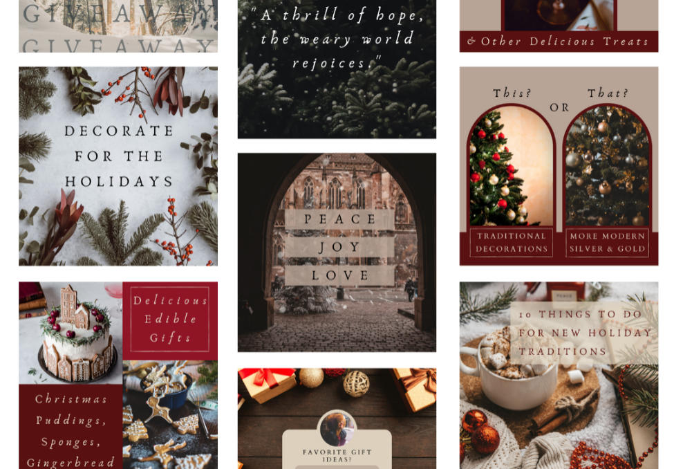 Decorate for the Holidays